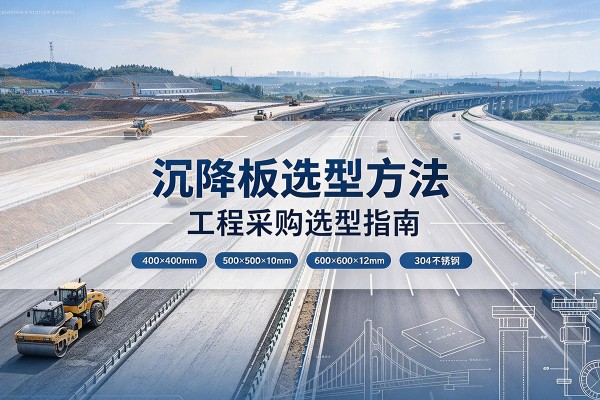 五寨沉降板选择方法