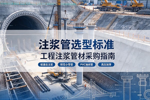 五寨注浆管选型标准