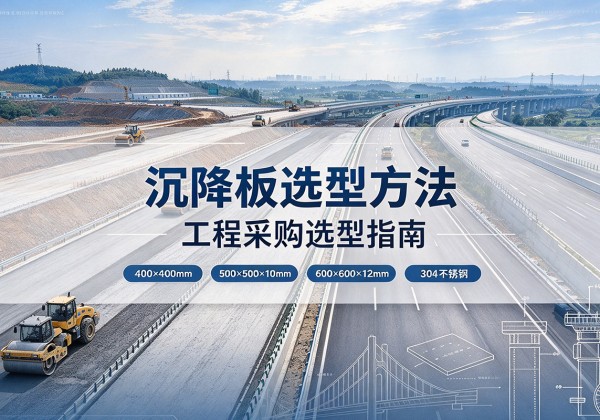 五寨沉降板选择方法